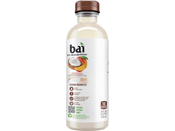 Bai Antioxidant Water Coconut Mango 12 Pack