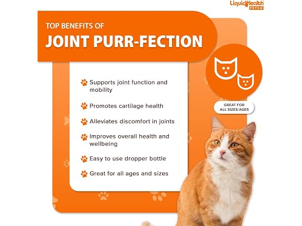 Pets Liquid Cat Glucosamine Joint Purr-Fection