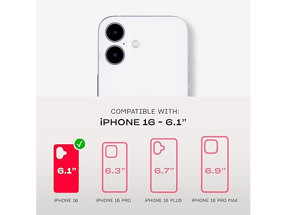 EvoCrystal w/Crossbody for iPhone 16