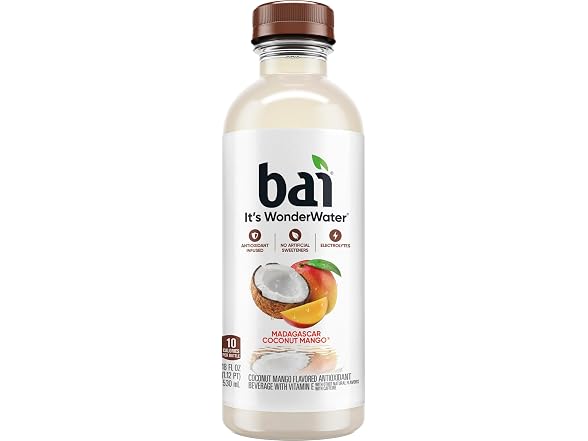 Bai Antioxidant Water Coconut Mango 12 Pack
