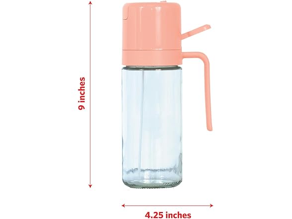 Glad 2 in 1 Oil Dispenser, 18.6oz/550ml 