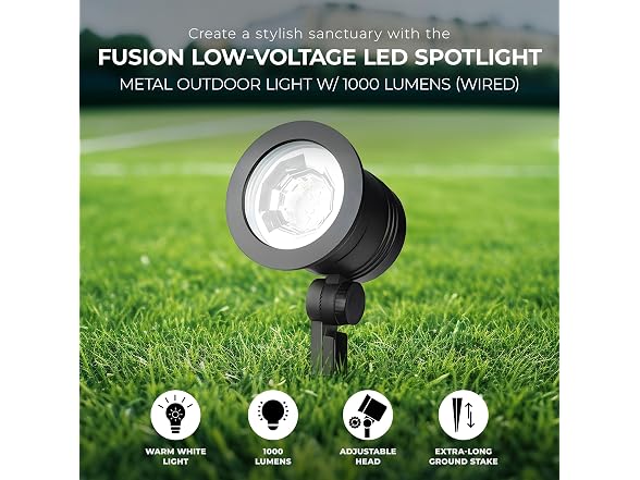Four Seasons Courtyard Fusion Wired Low-Voltage LED Spotlight