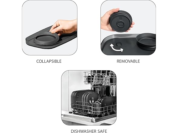 madesmart Dipware Family-Style Dual Serving Tray