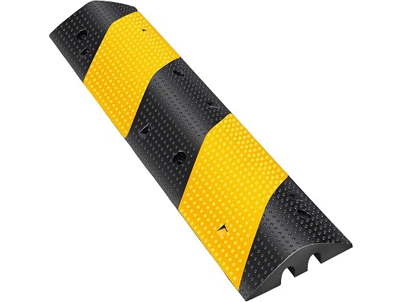 Modular Rubber Traffic Speed Bump 2 Channel