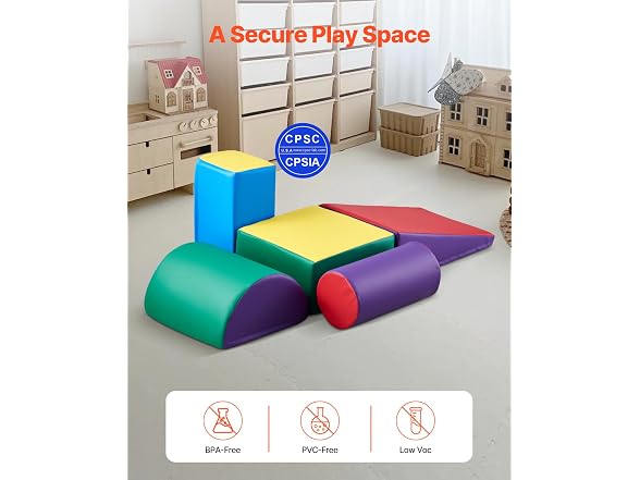 Soft Building Blocks, 5-Piece Set