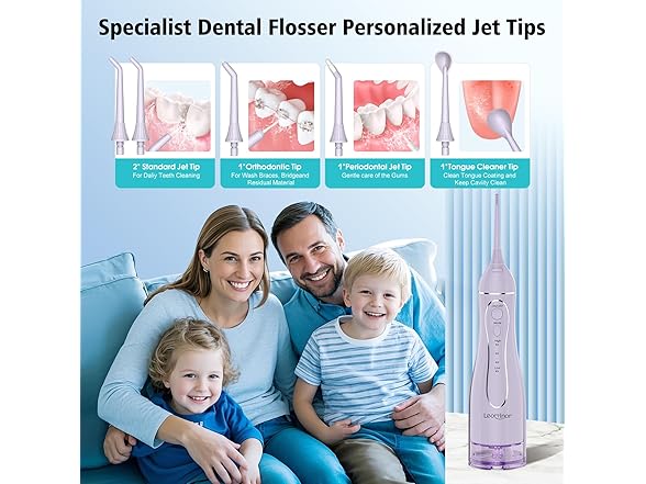 Leominor Water Dental Flosser Pick