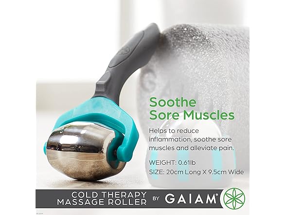 Gaiam Restore Cold Therapy Massage Roller