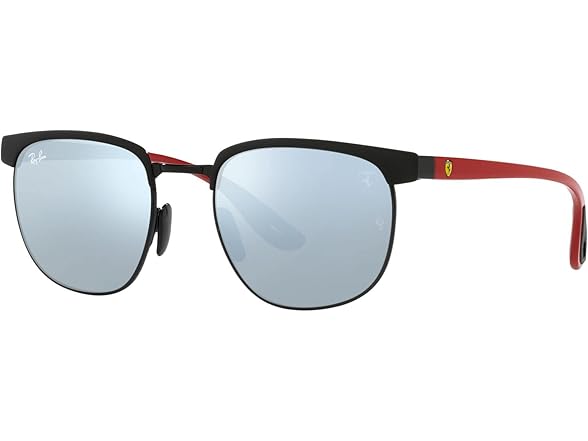 Ray-Ban Unisex RB3698M Scuderia Ferrari Collection Square Sunglasses