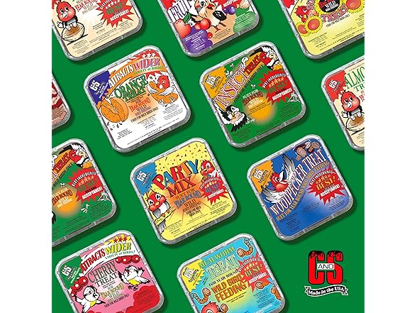 C&S Insect Suet Treat Cakes for Wild Birds