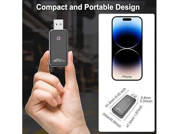 Wireless Carplay Adapter - Apple & Android