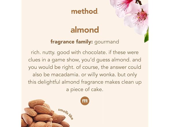 Method Hardwood Floor Cleaner Almond 25oz