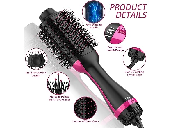 Dimecano Hair Dryer Brush | 4 in 1