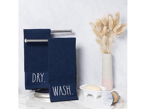Rae Dunn Cotton Kitchen Towels Set