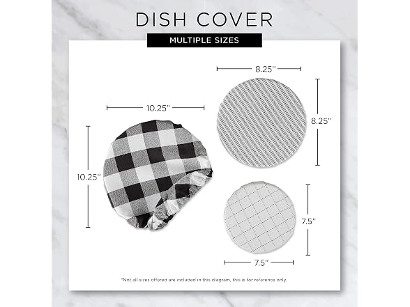 DII Reusable Cloth Bowl Cover Collection Machine Washable