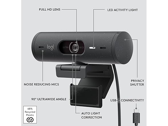 Logitech Brio 500 Full HD Webcam