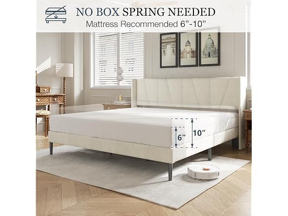 Bed Frame with Headboard