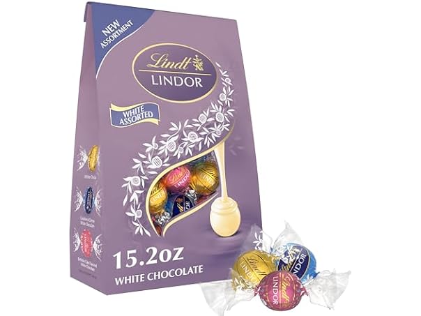 $10.99, Was $18.97, 42% Off! Lindt Lindor White Choc Assorted Truffle dealfomo