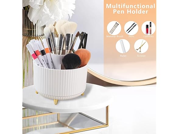 Desk Organizer Pen Holder, 5 Slots