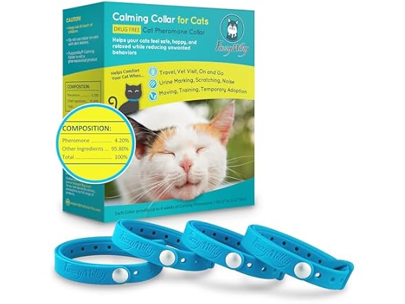 Cat calming collar (4 pcs)