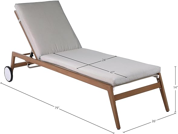 Maui Upholstered Patio Lounger