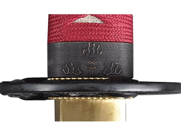 Handmade Katana Sword Warrior Red Tsuka