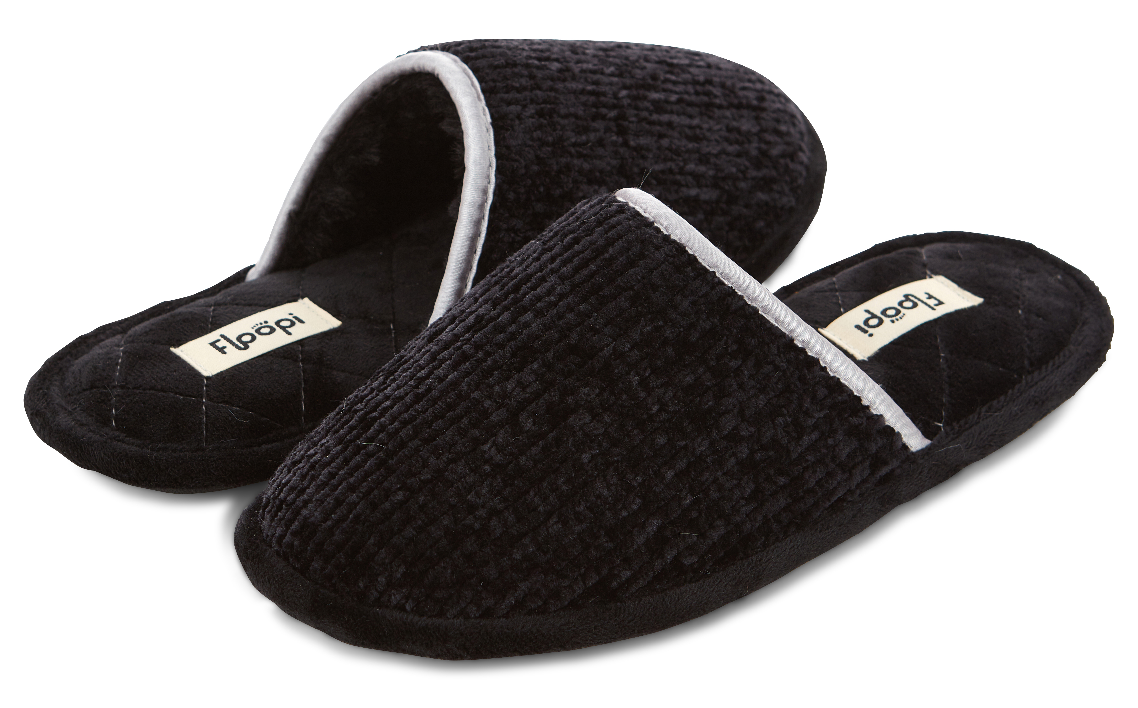 Floopi Womens Victoria Chenille Scuff Slippers - Gallery 17