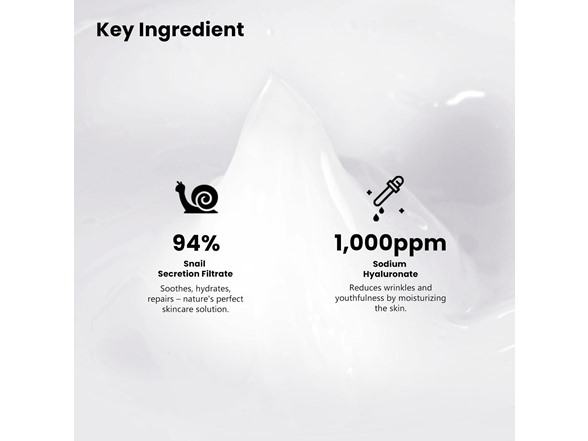 Moonisu Snail 94% Mucin Cream, 3.5 oz / 100g