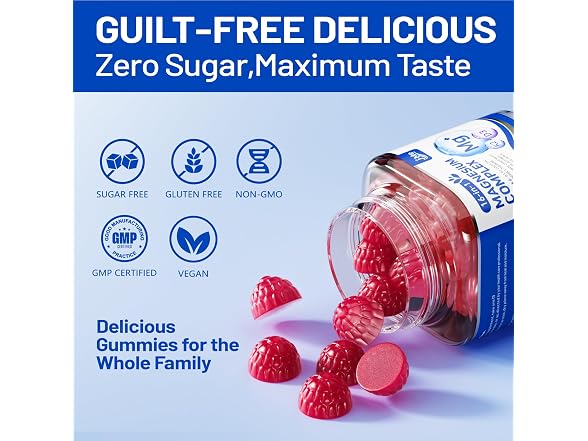 JME 16-in-1 Magnesium Gummies, 90 Count