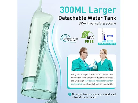 Coslus Water Flosser C20 300ml Green