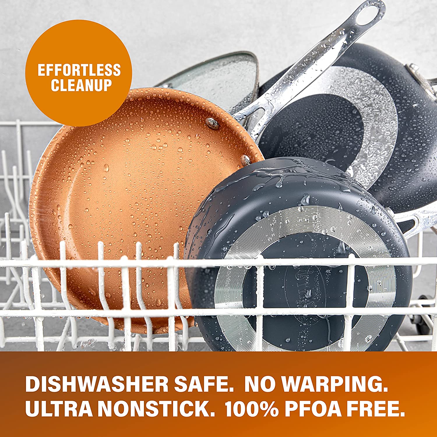 1, 2 or 3-PK Diamond 12" Skillet - Gallery 12