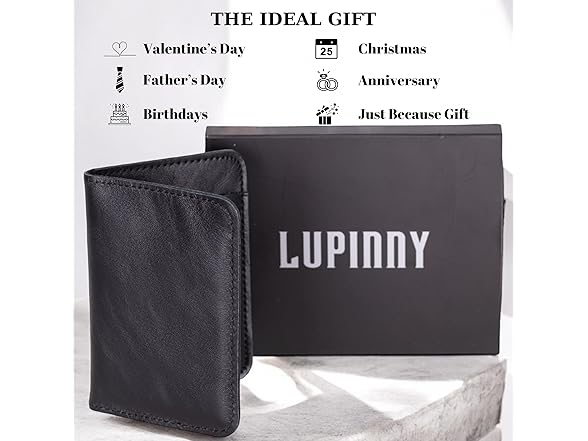 Lupinny Leather Slim Wallet