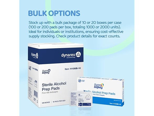 Dynarex DynaSafety Sterile Alcohol Prep