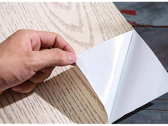 UPREDO Brown Oak Wood Grain Wallpaper