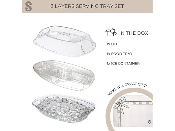 Simply InStyle Appetizer Serving Tray