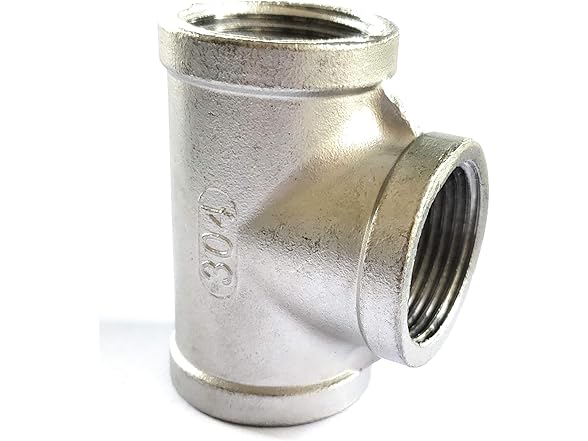 3/4 NPT Tee 304SS Female 5Pk Fitting