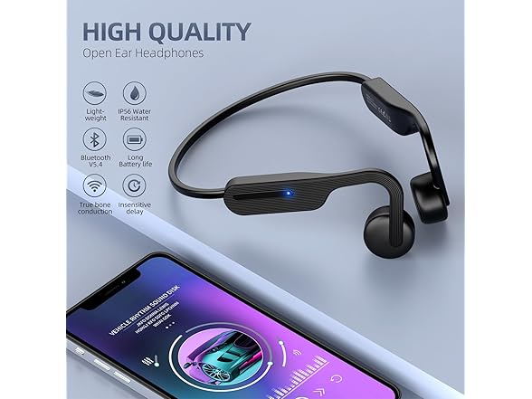 Bluetooth 5.4 Bone Conduction Headphones