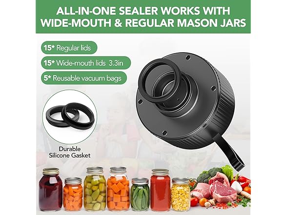 Mason Jar Vacuum Sealer