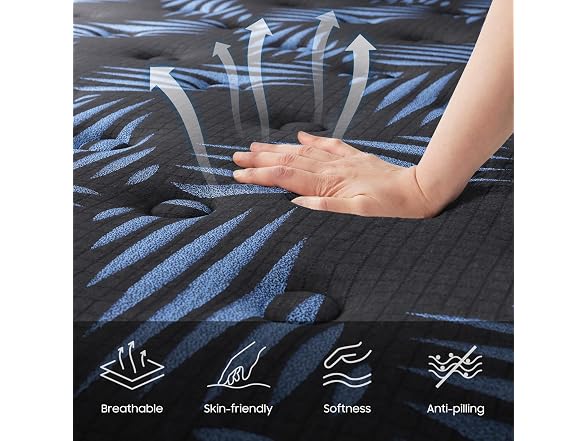 Nedersal 12" King Medium Firm Mattress