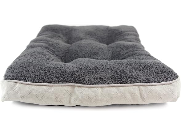 Cozy Cuddlerz GZ16294M Quilted Crate Mat, 24", Grey
