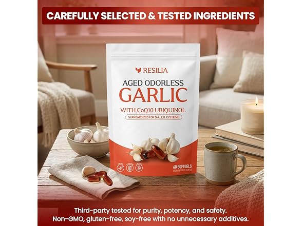 Resilia Oil Of Aged Garlic Extract