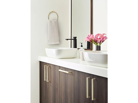 Amerock BH36082BBZ | Golden Champagne Towel Bar