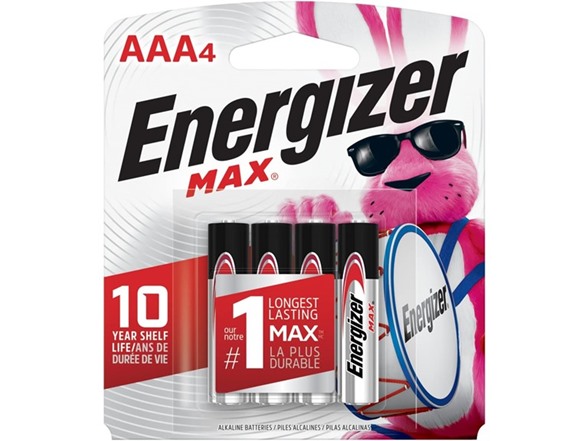 96 AAA Batteries (24 in each pack, Retail Packs of 4)