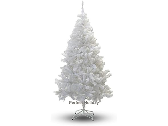 4Ft PVC Crystal White Christmas Tree