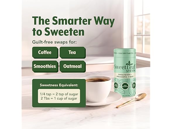 3PK SweetLeaf Stevia Powder Shaker Jar - 4 oz.