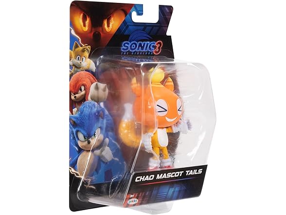 Sonic 3 Movie Action Figures 5" Chao Mascot Tails Figure