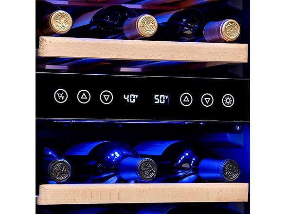 Newair Dual Zone Wine Fridge - 29 Bottles