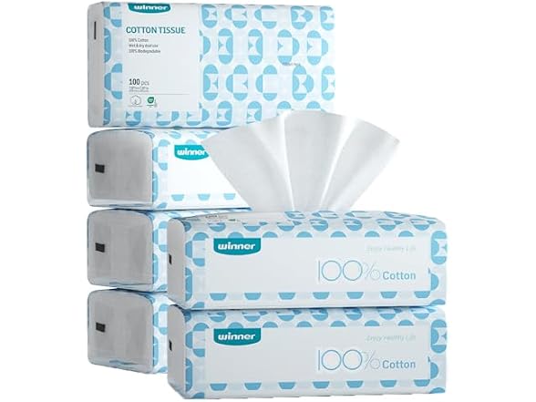 Winner 600-Count Disposable Face Towels