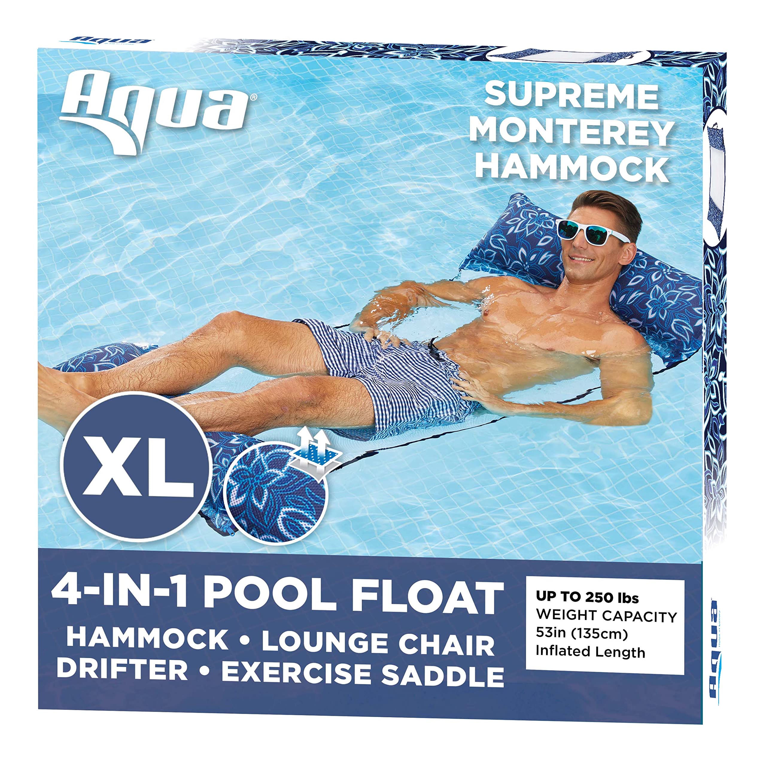 Aqua 4-in-1 Monterey Supreme XL Pool Float - Gallery 5