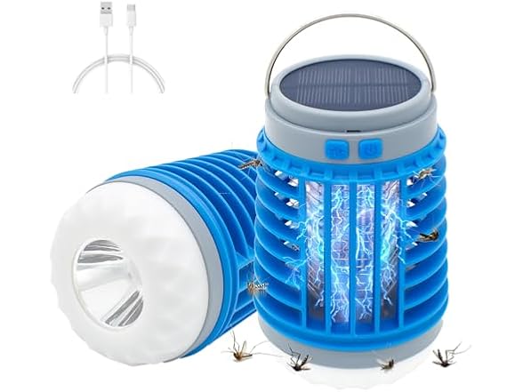 Mozz Guard Solar Mosquito Lamp, Blue
