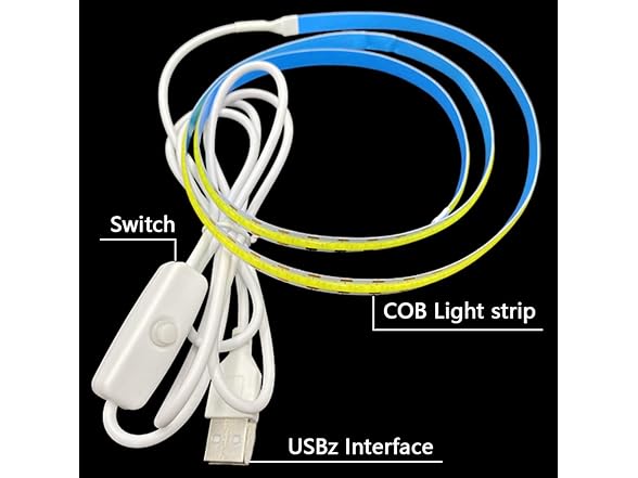 FACAIDENG USB LED Strip With Switch